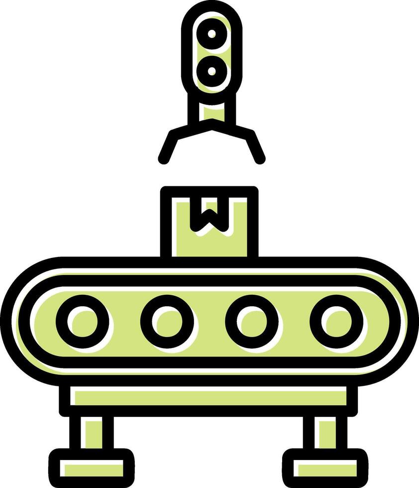 Fabrik Maschine Vektor Symbol