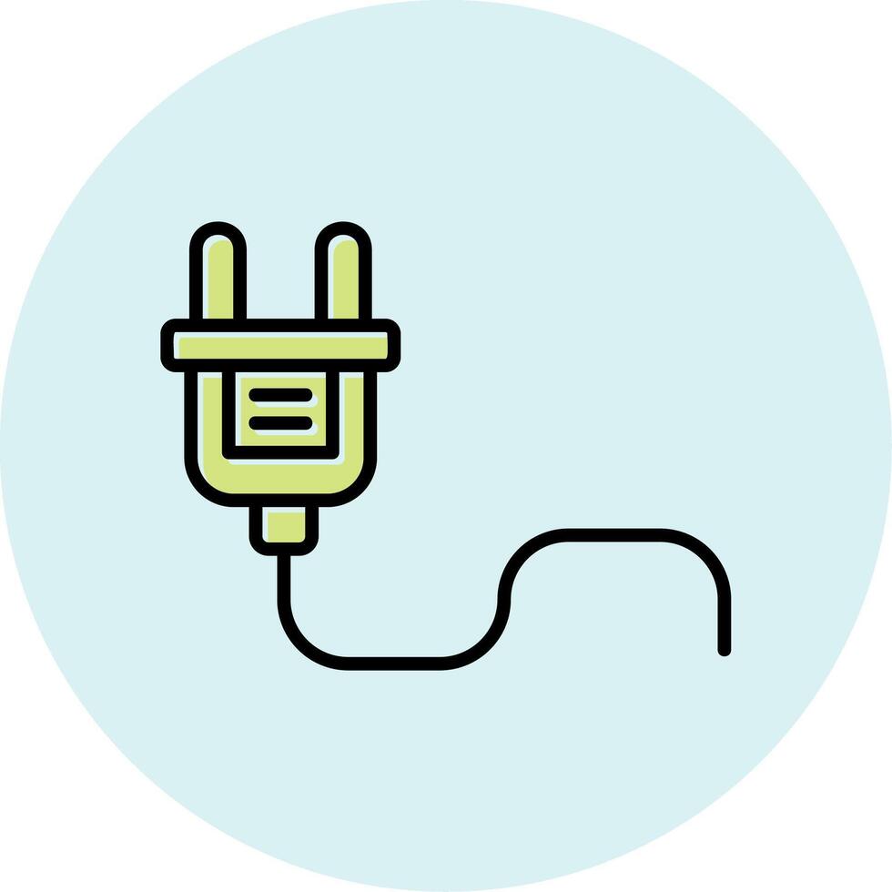 Plug-Vektor-Symbol vektor