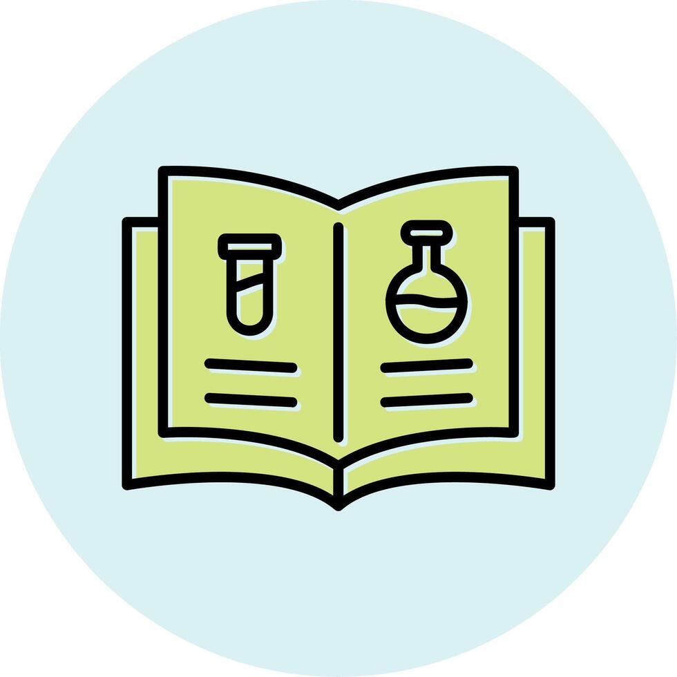 Wissenschaft Buch Vektor Symbol