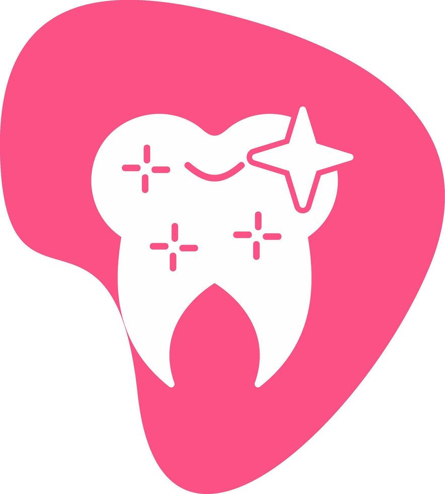 gesund sauber Zahn Vektor Symbol