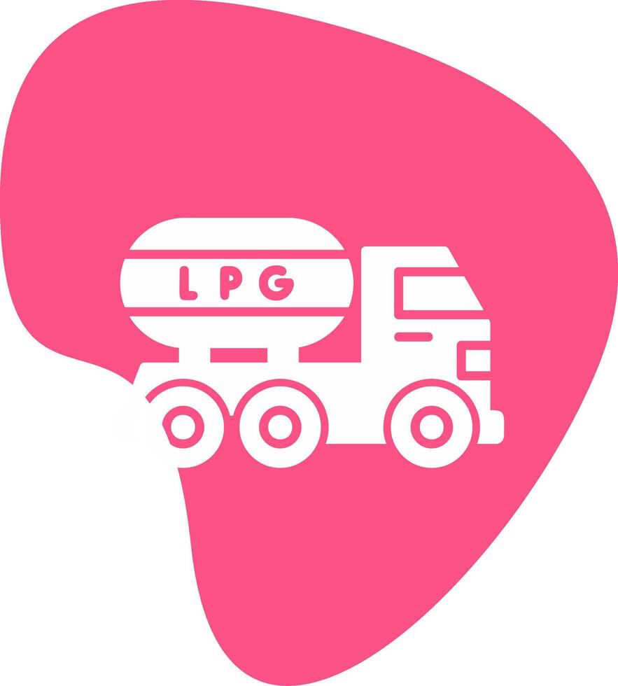 Gas LKW Vektor Symbol