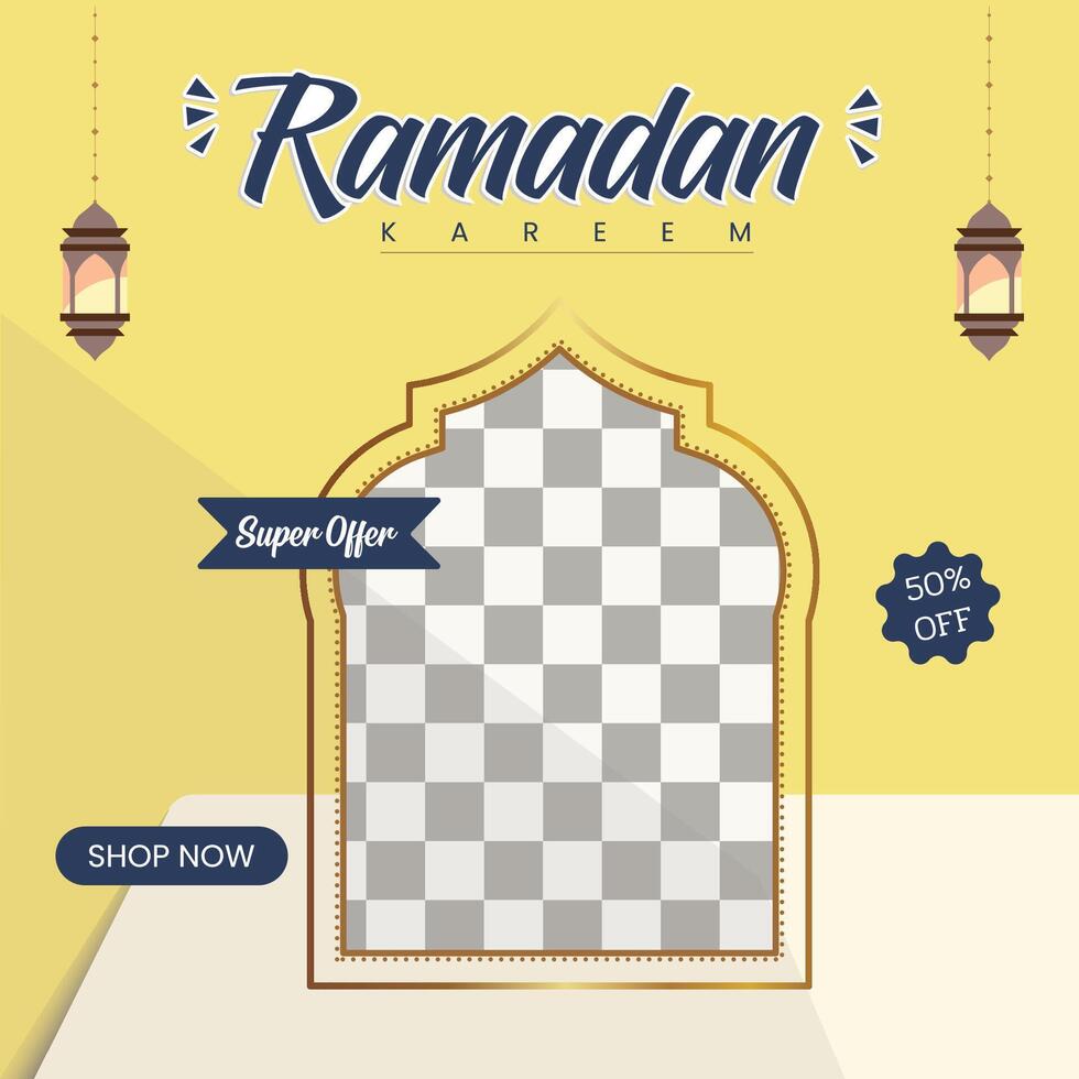 ramadan enkel försäljning baner design. vektor