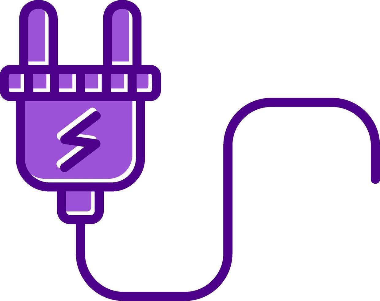 Plug-Vektor-Symbol vektor