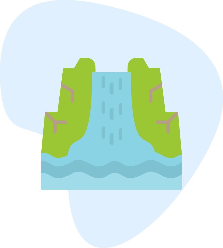 vattenfal vektor ikon