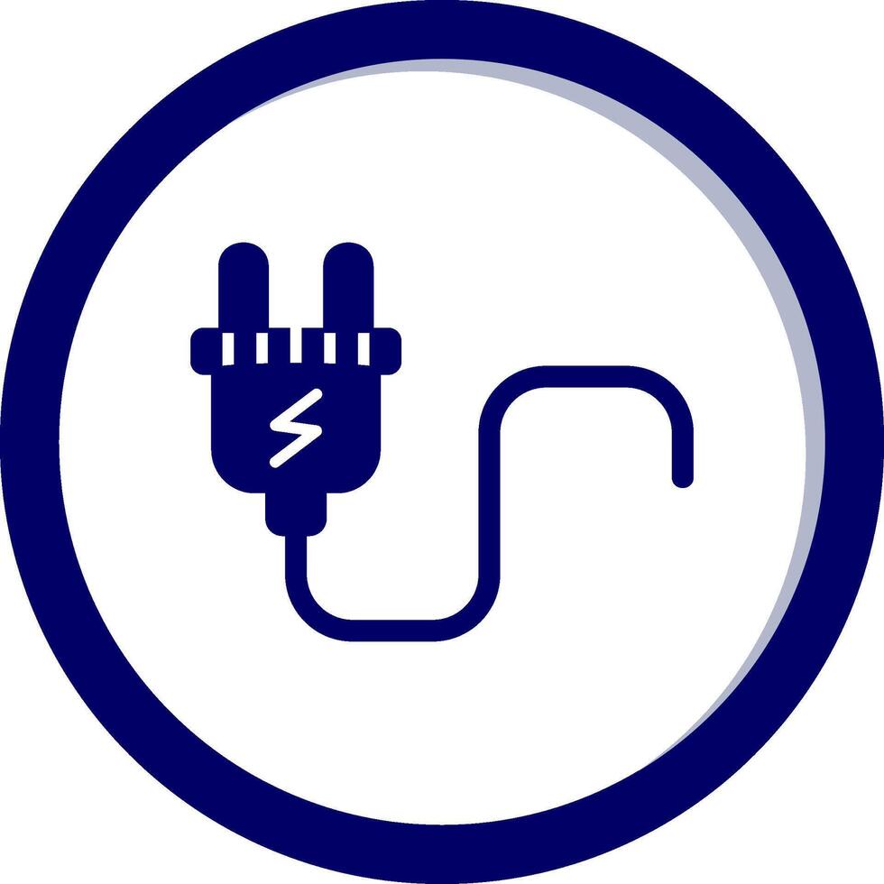 Plug-Vektor-Symbol vektor