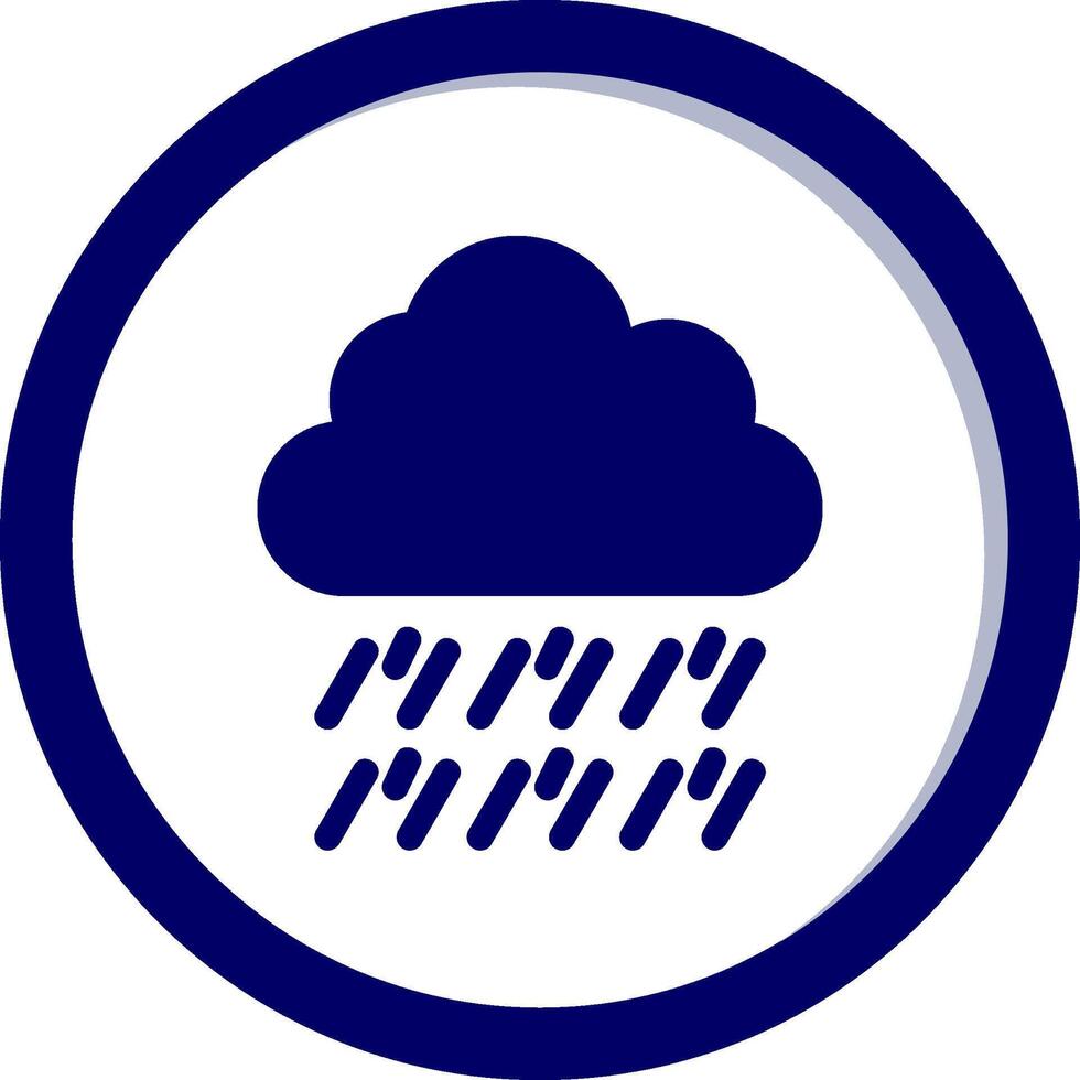 Regen-Vektor-Symbol vektor