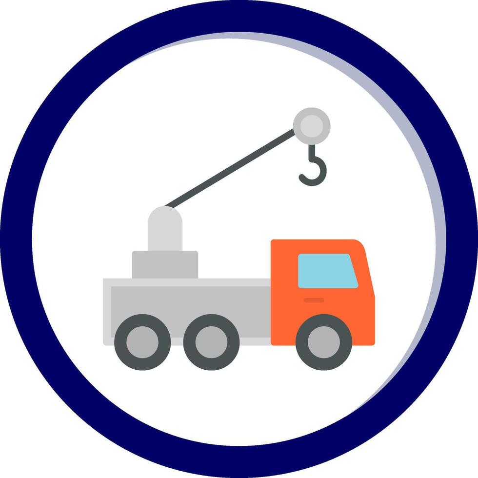 Heben Kran LKW Vektor Symbol