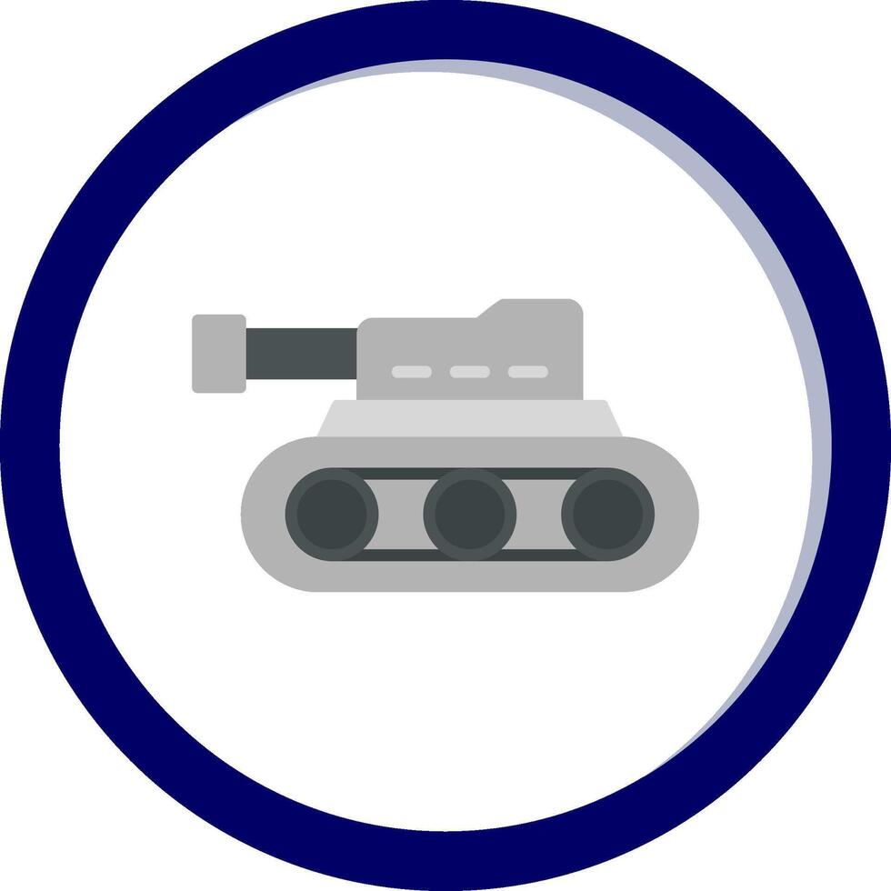 Tank-Vektor-Symbol vektor