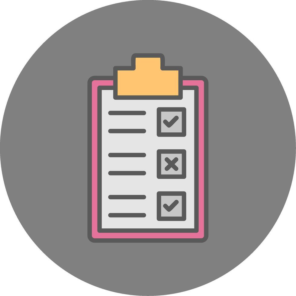 Checkliste Vektor Icon