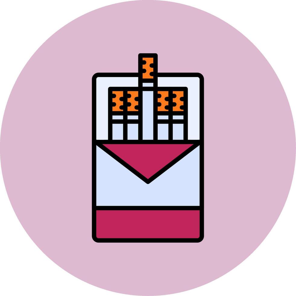 cigarett packa vektor ikon