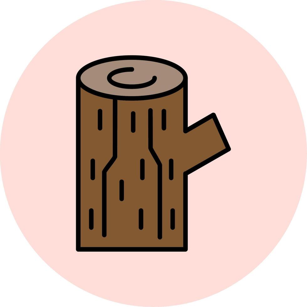 Holz-Vektor-Symbol vektor