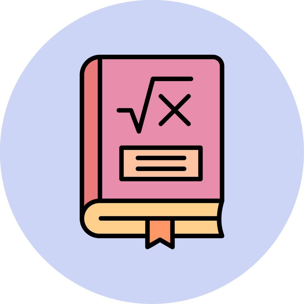 Mathe Buch Vektor Symbol
