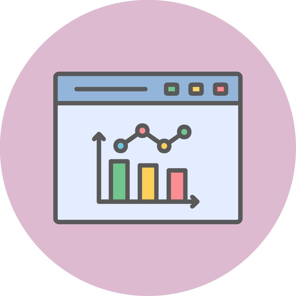 bar Diagram vektor ikon