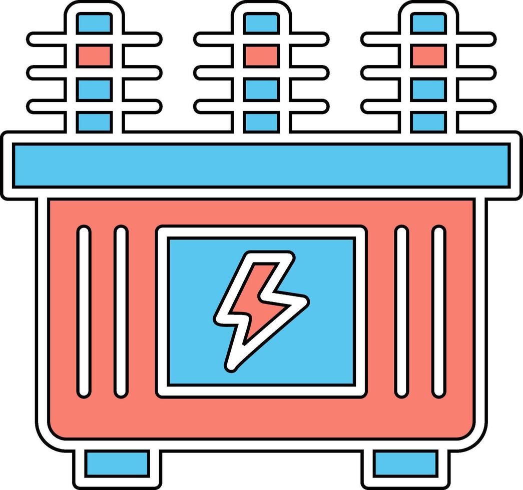 Transformator-Vektor-Symbol vektor