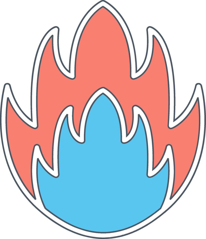 Symbol für Feuervektor vektor