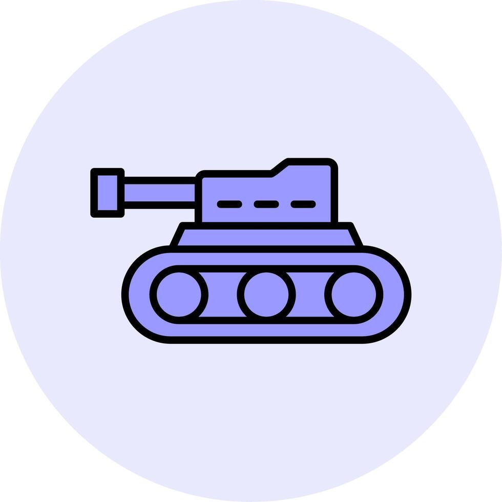 Tank-Vektor-Symbol vektor