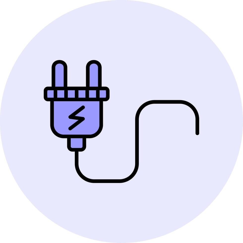 Plug-Vektor-Symbol vektor