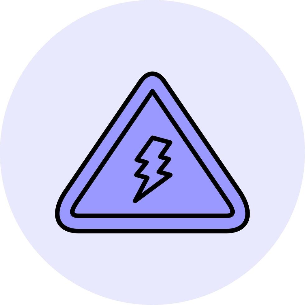 elektrisch Achtung Zeichen Vektor Symbol