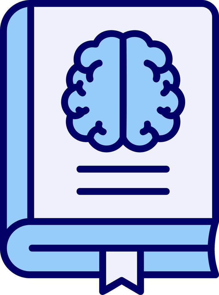 neurologi bok vektor ikon