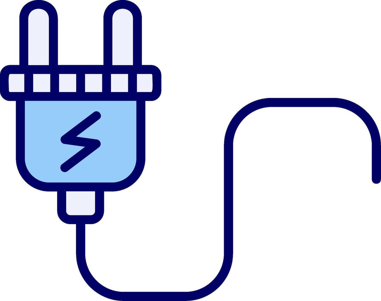 Plug-Vektor-Symbol vektor