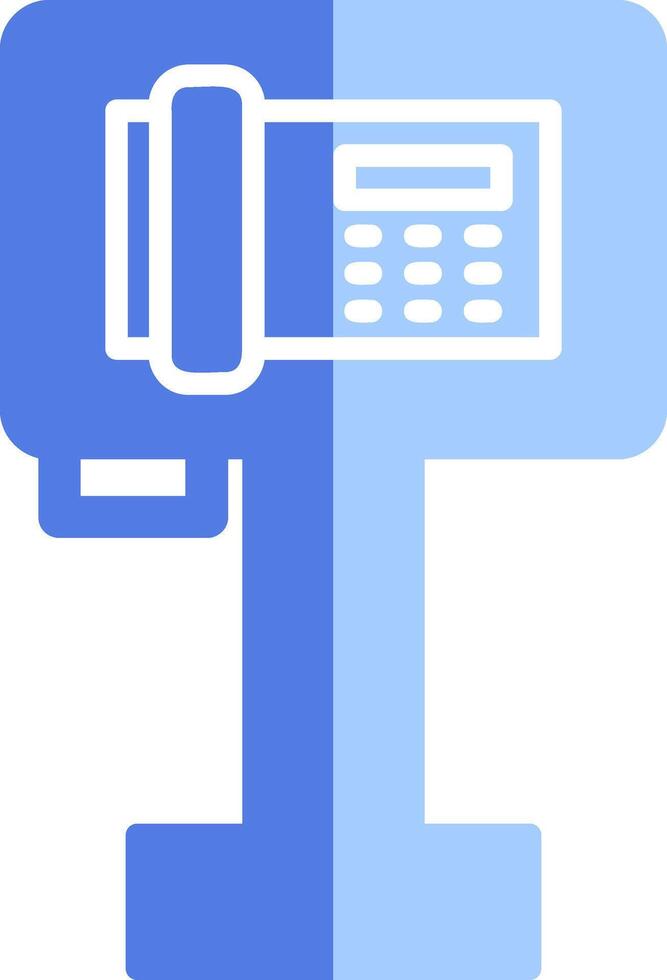 Öffentlichkeit Telefon Vektor Symbol