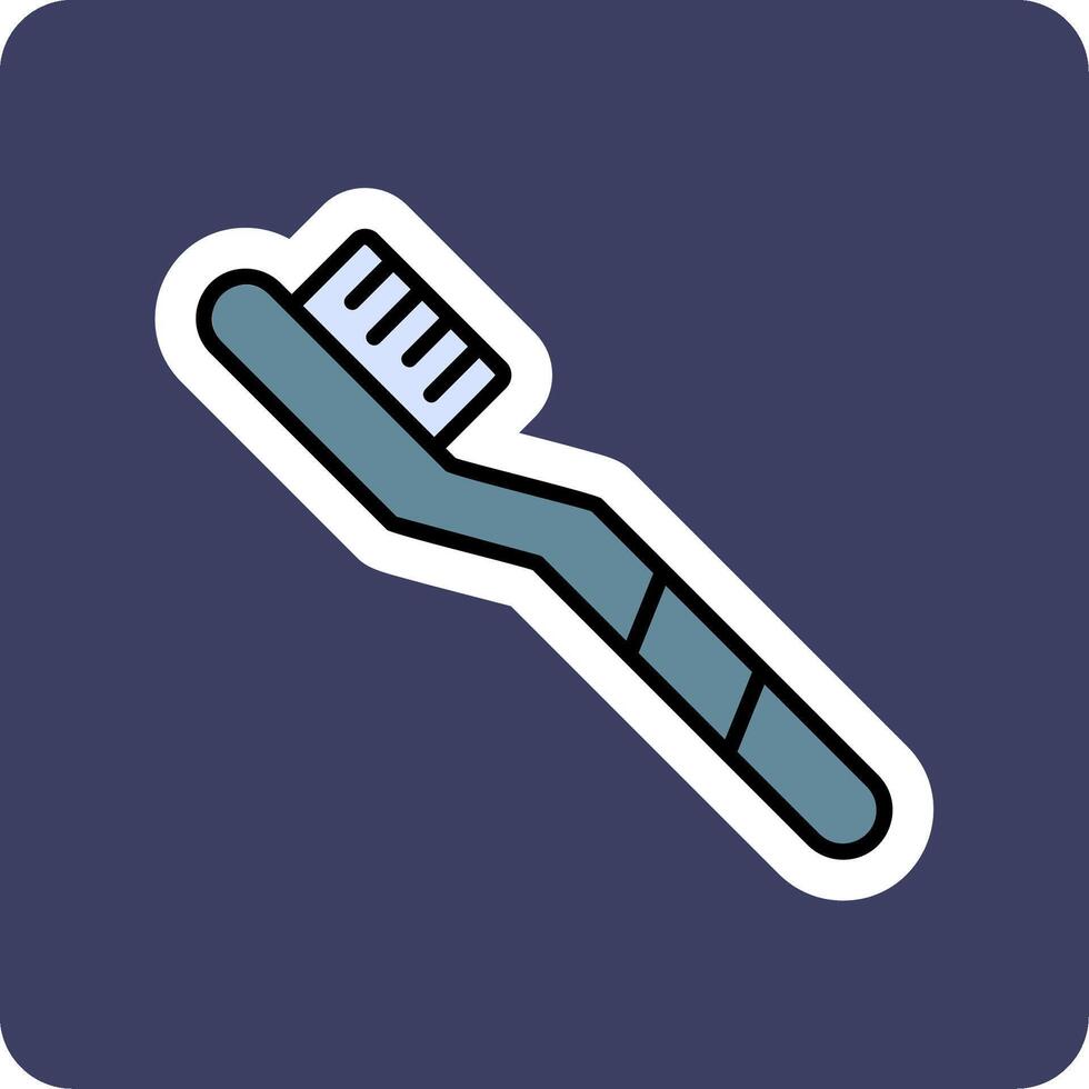 tandborste vektor ikon