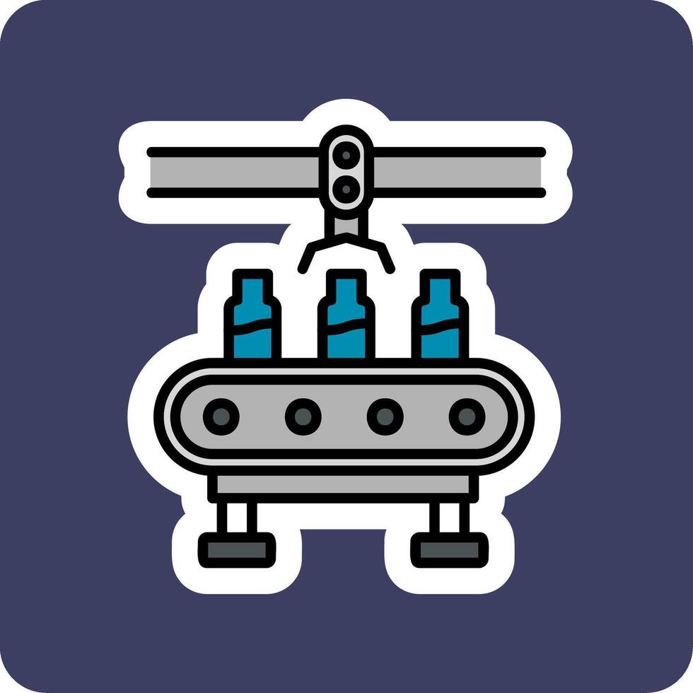 Wasser Fabrik Vektor Symbol