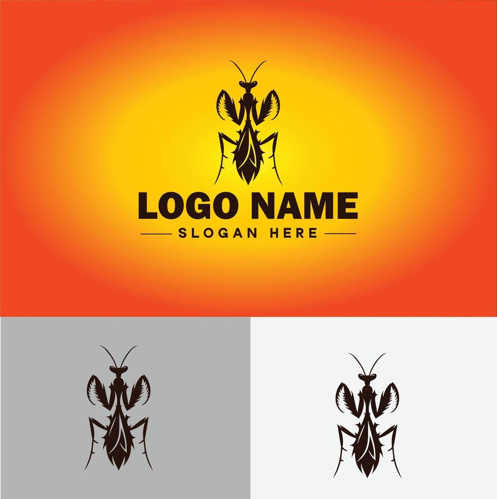 Gottesanbeterin Logo Vektor Kunst Symbol Grafik zum Geschäft Marke Symbol Gottesanbeterin Logo Vorlage