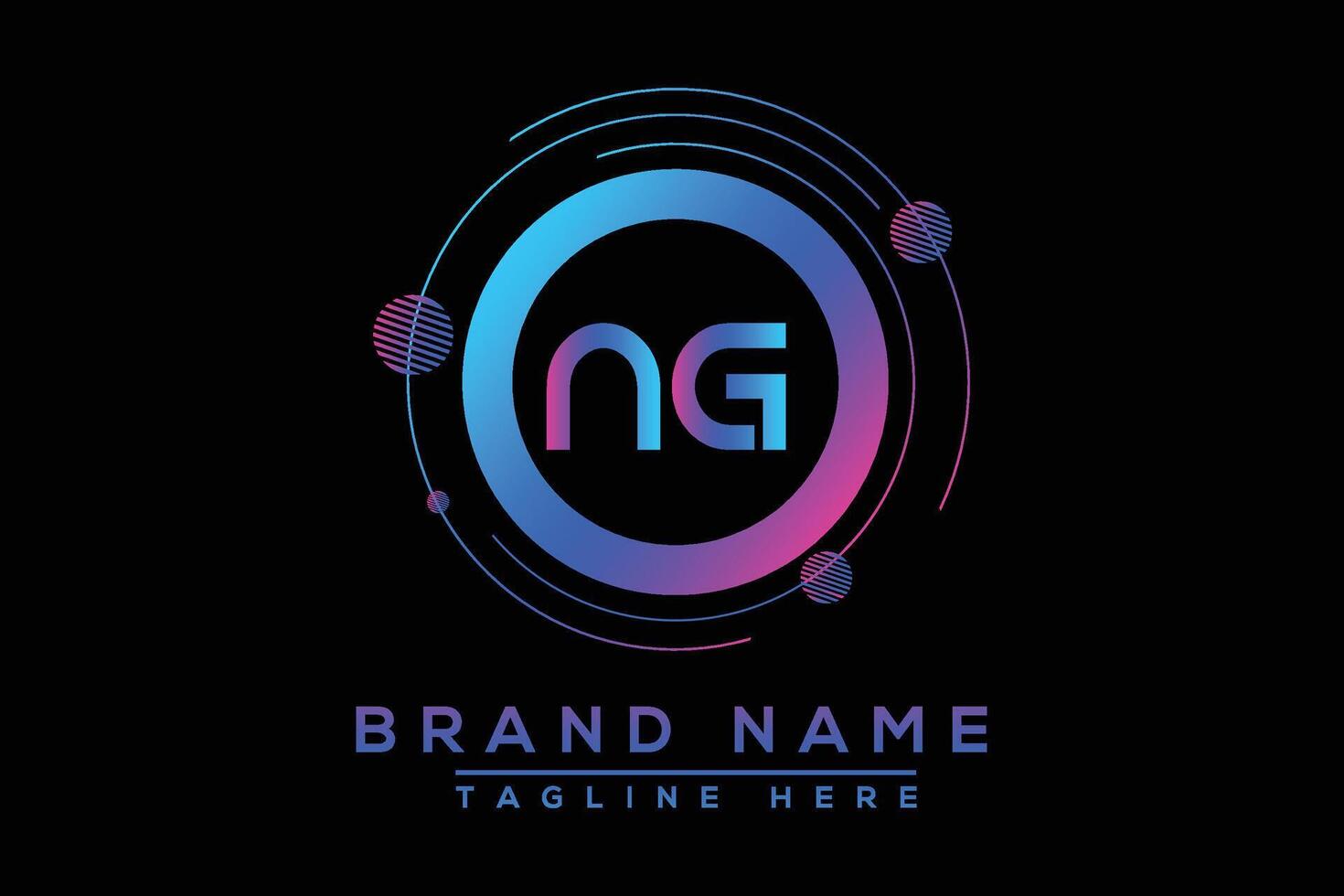 ng Brief Logo Design. Vektor Logo Design zum Geschäft.