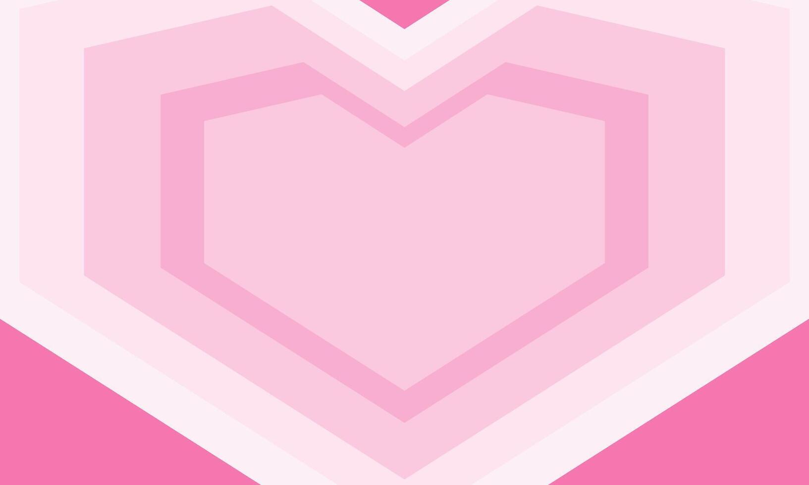 abstrakt glücklich Valentinstag Tage Neon- Herz Rosa Hintergrund mit zum Vektor Poster Design