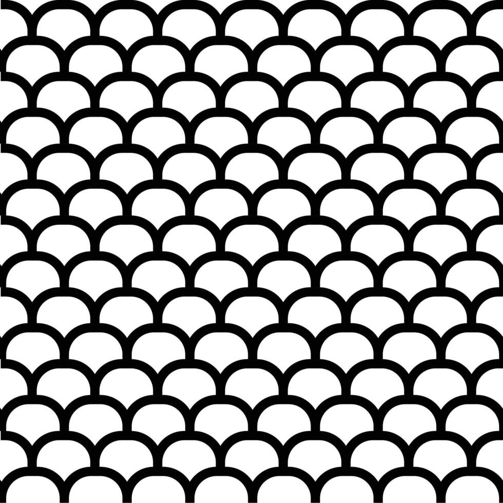 nahtlos Muster mit Kreise. schwarz geometrisch Kreis Muster Vektor Illustration
