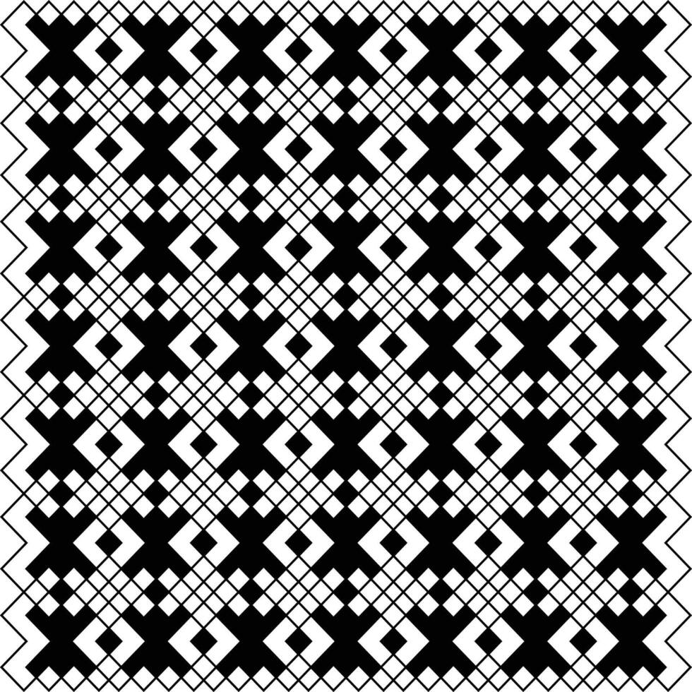 abstrakt schwarz und Weiß dreieckig geometrisch nahtlos Muster, Vektor, Textur, Textil- Stoff Kunst vektor
