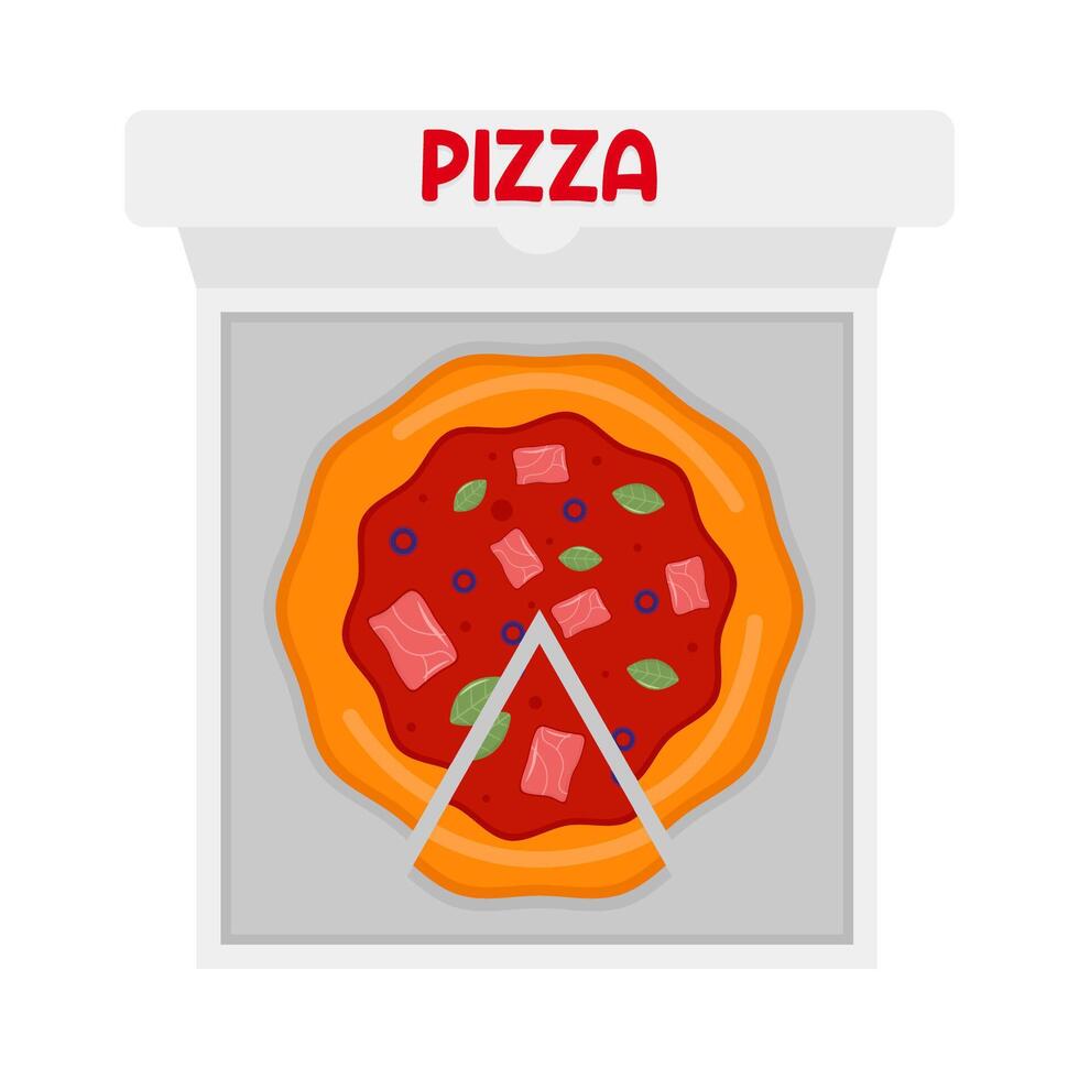 Abbildung der Pizza vektor