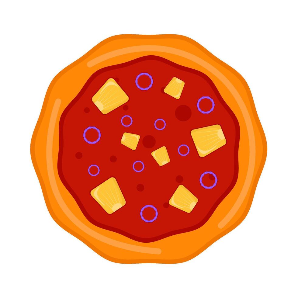 Abbildung der Pizza vektor