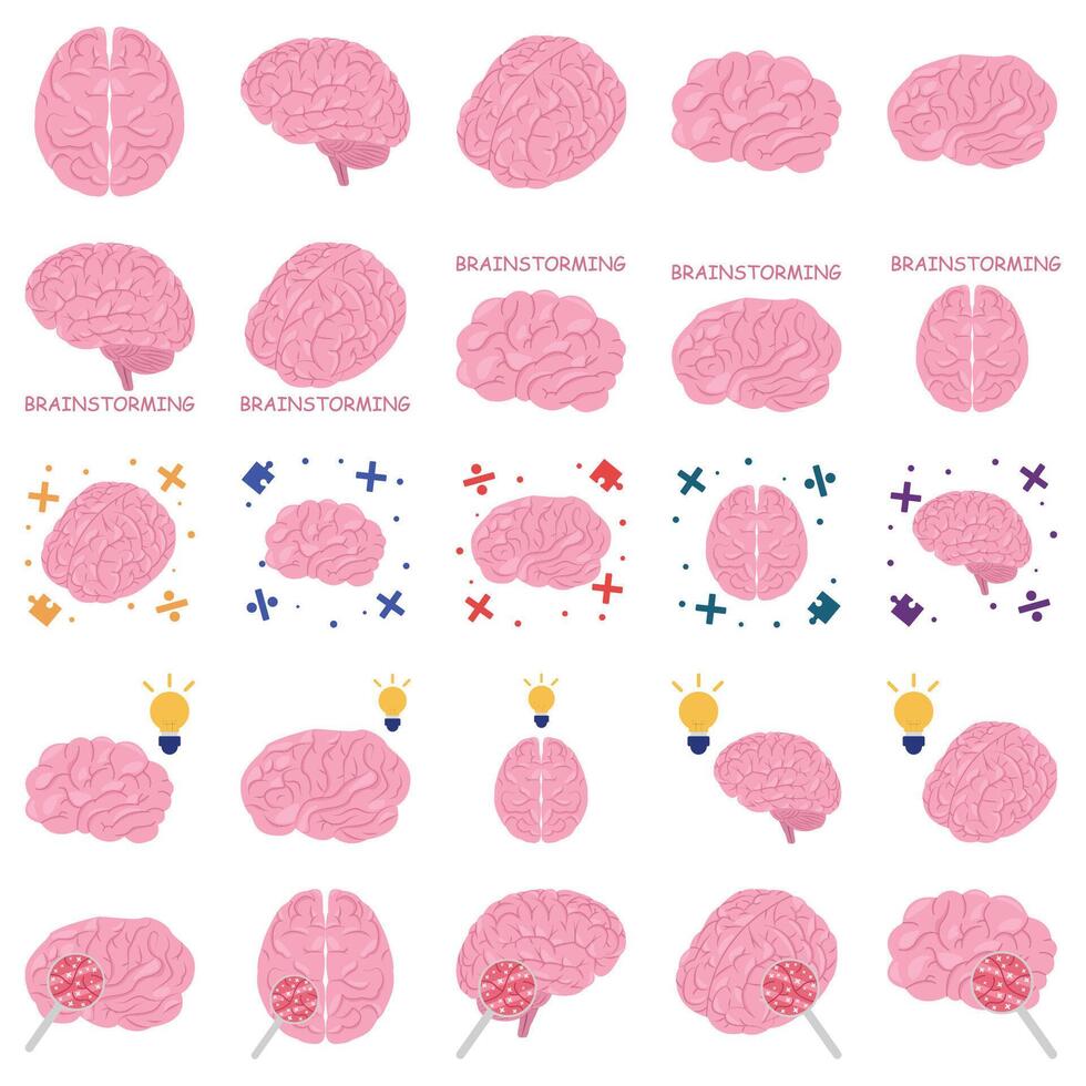 brainstorming packa illustration vektor