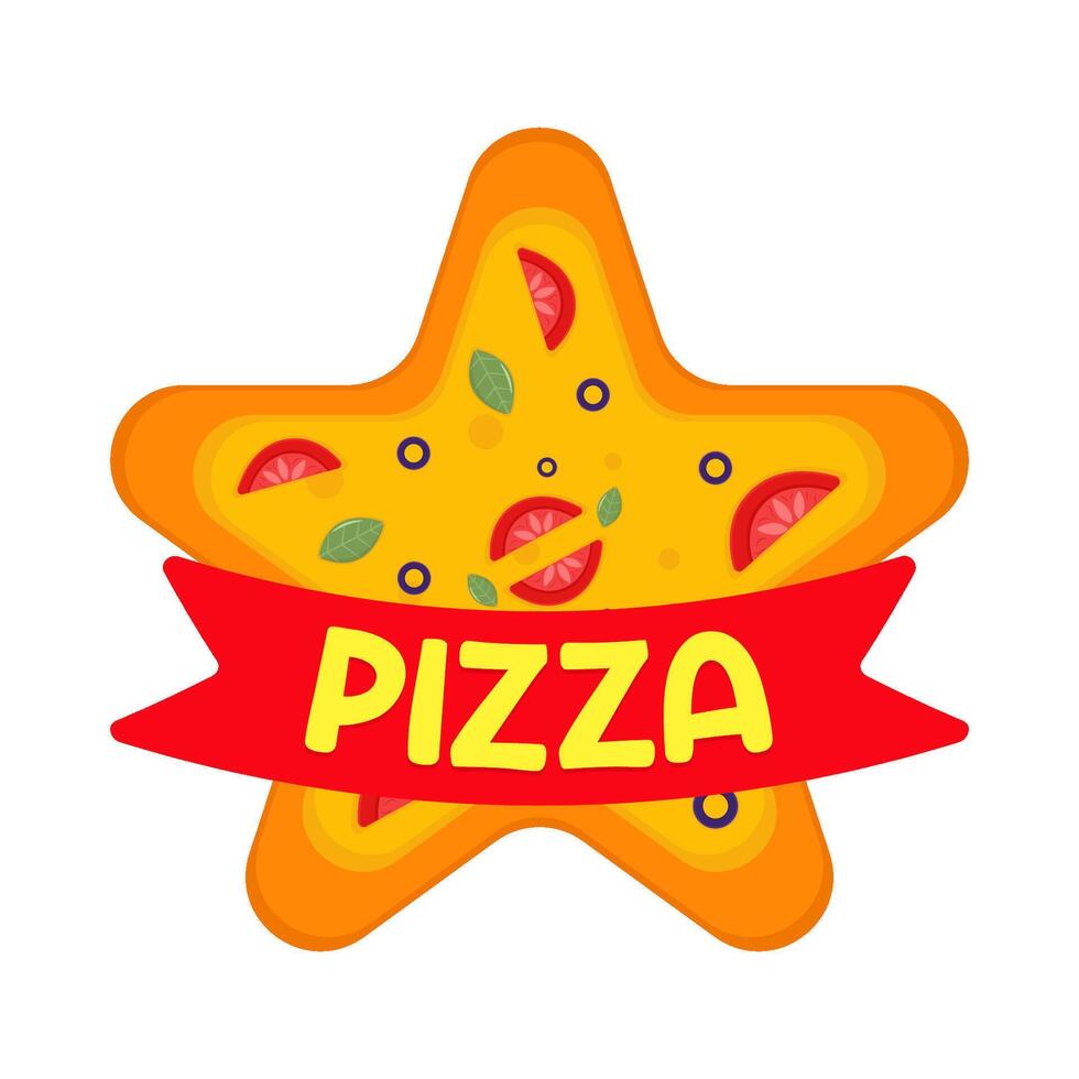 illustration av pizza vektor