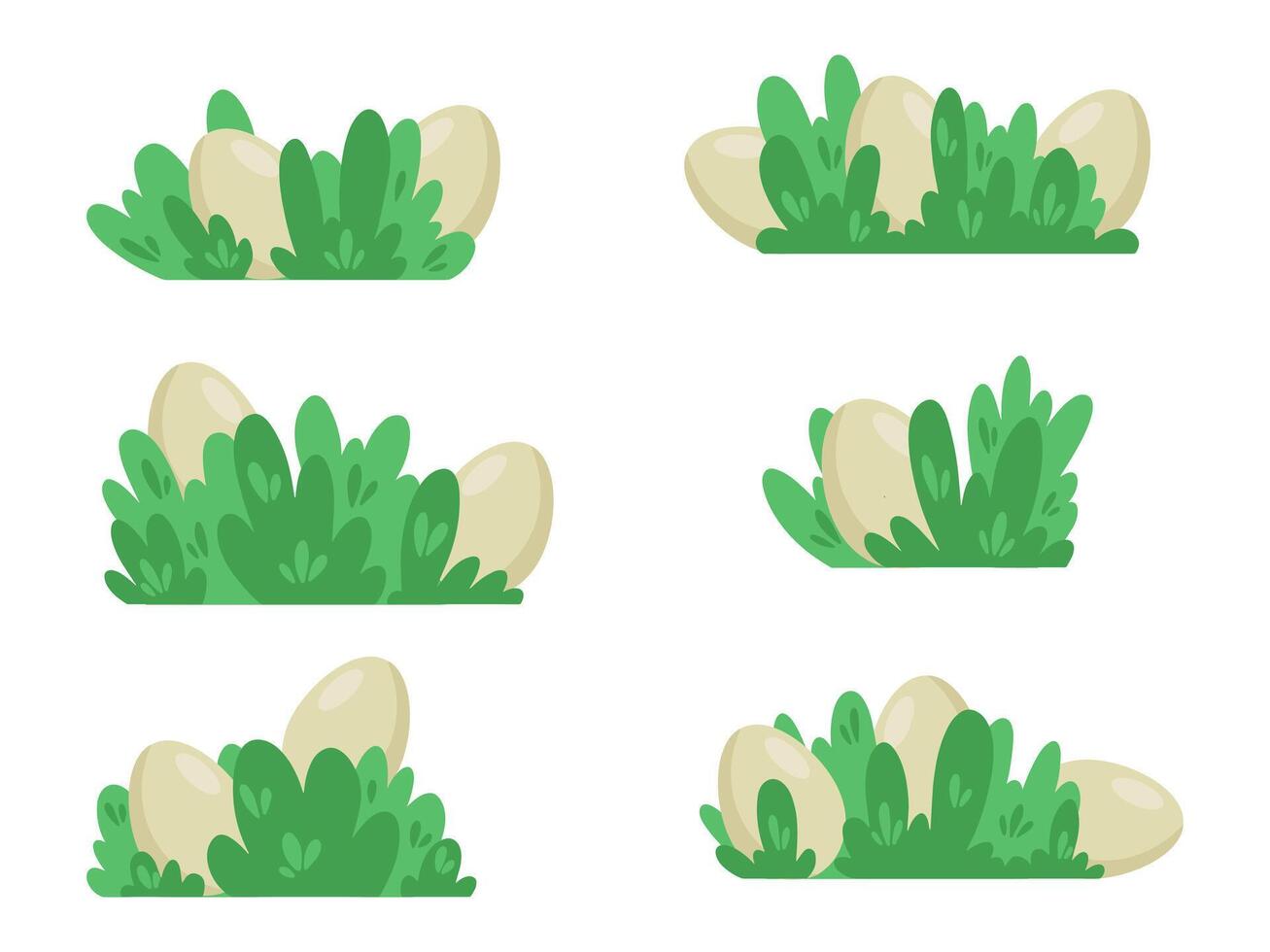 Ostern Eier im Gras Illustration vektor