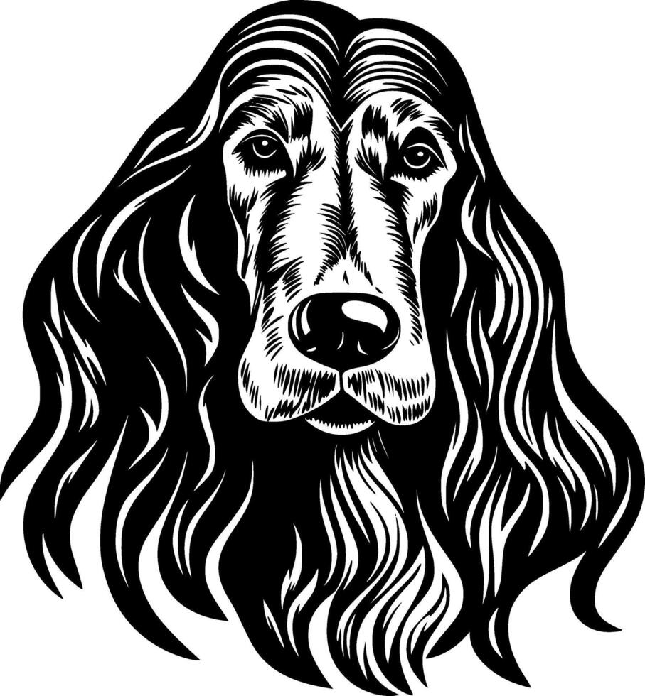 afghanska hund - hög kvalitet vektor logotyp - vektor illustration idealisk för t-shirt grafisk