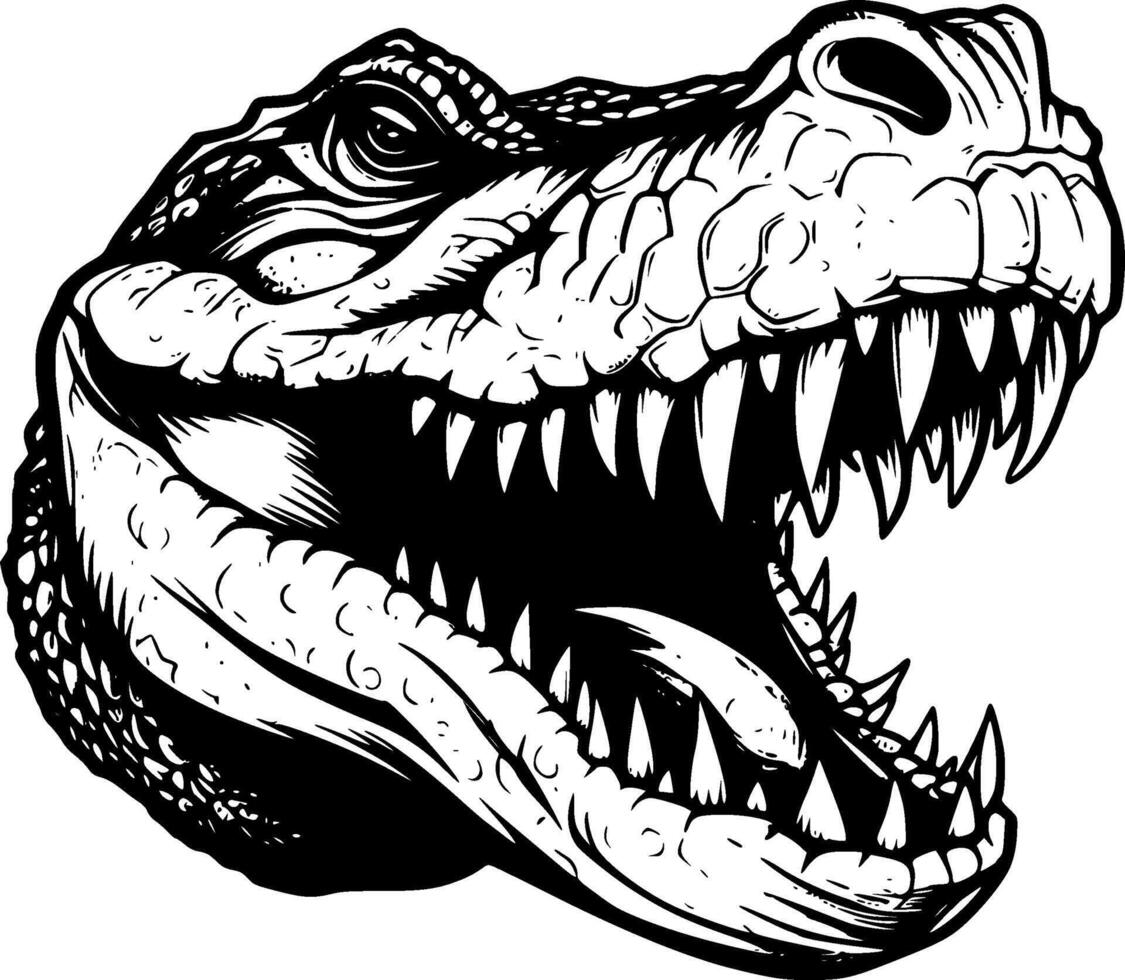 alligator - hög kvalitet vektor logotyp - vektor illustration idealisk för t-shirt grafisk