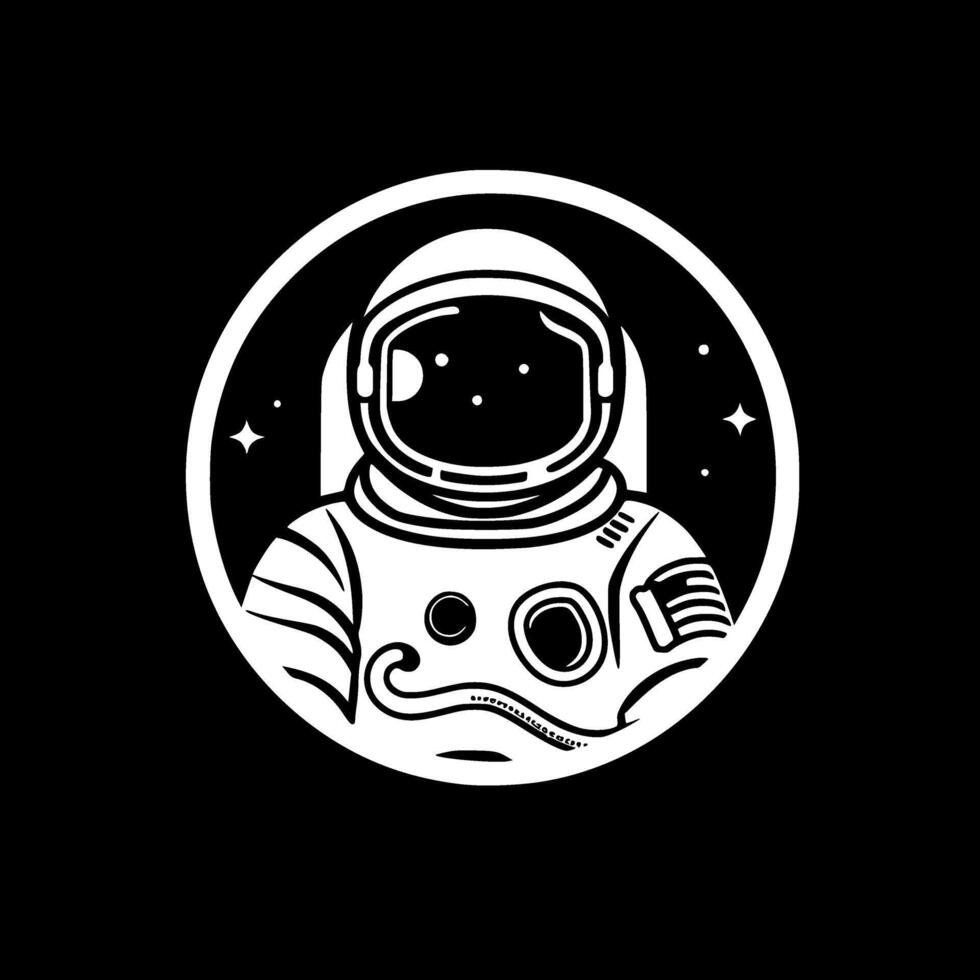 Astronaut - - hoch Qualität Vektor Logo - - Vektor Illustration Ideal zum T-Shirt Grafik