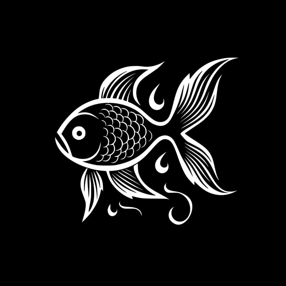 Goldfisch - - hoch Qualität Vektor Logo - - Vektor Illustration Ideal zum T-Shirt Grafik