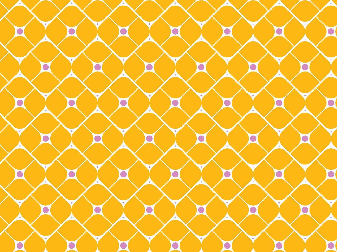 modern gul hus golv matta bakgrund mönster vektor