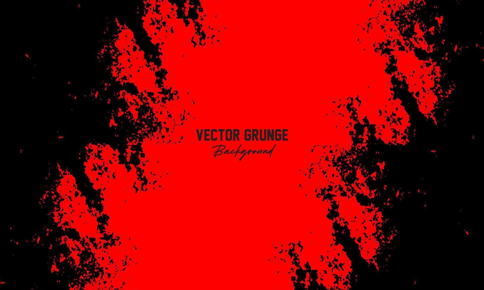 abstrakt schwarz rot Grunge Hintergrund Vektor