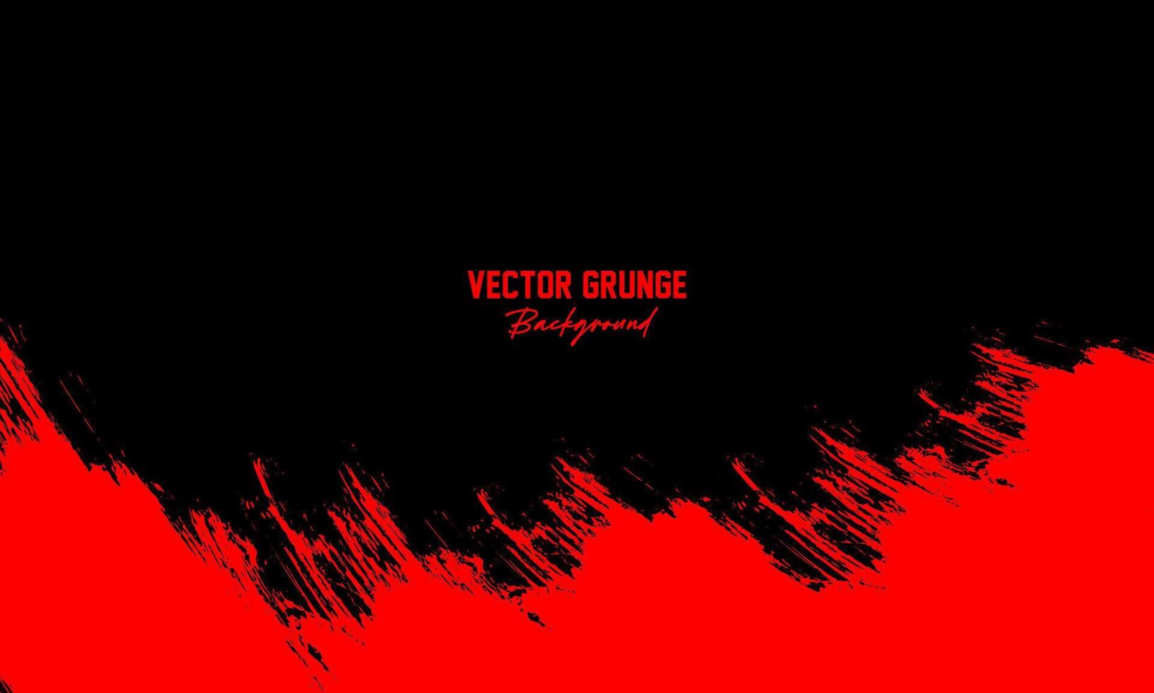 abstrakt schwarz rot Grunge Hintergrund Vektor