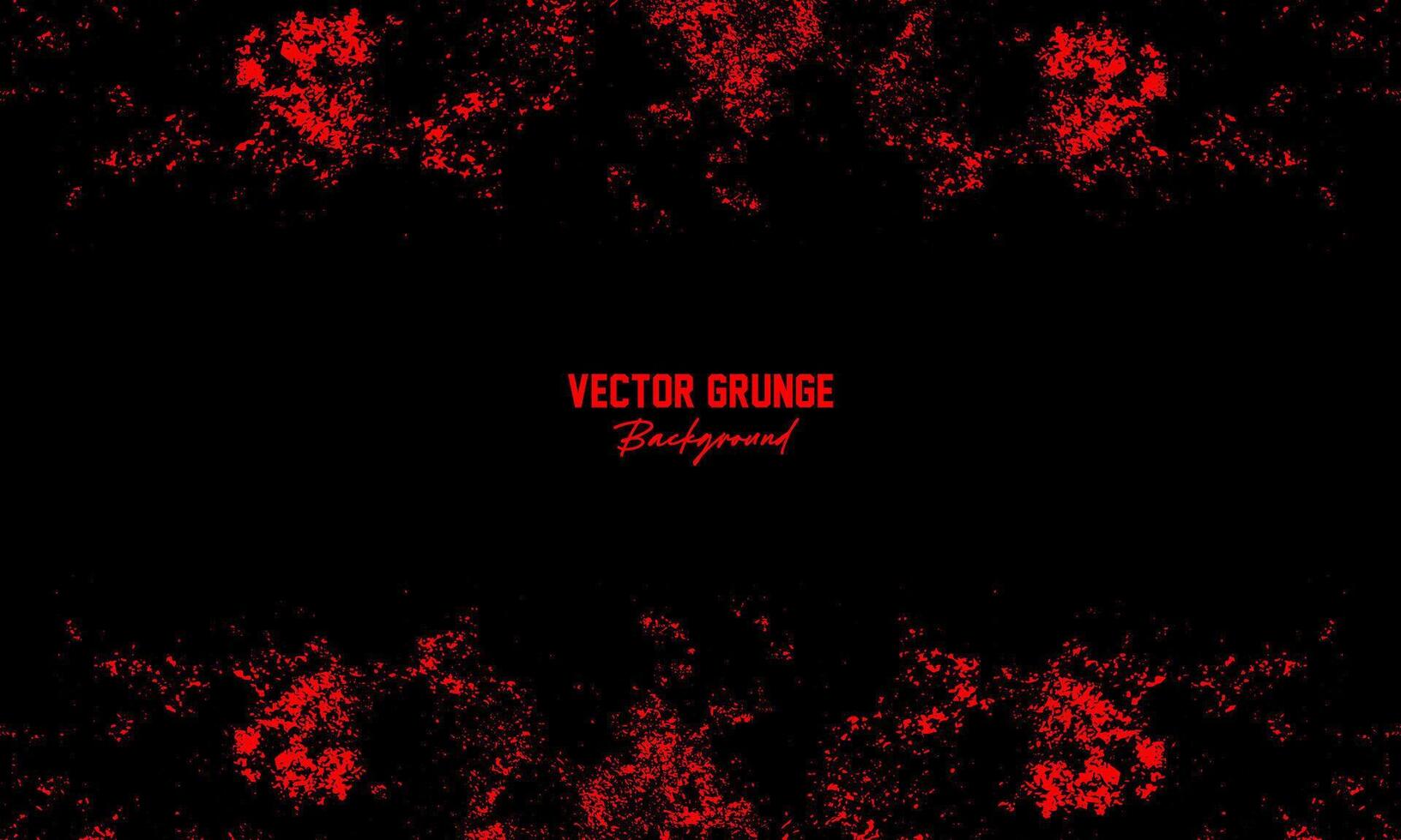 abstrakt schwarz rot Grunge Hintergrund Vektor