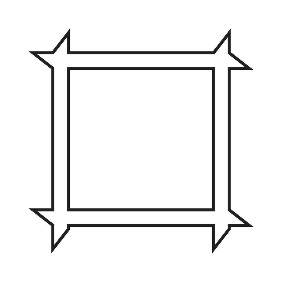 Rahmen Symbol Vektor