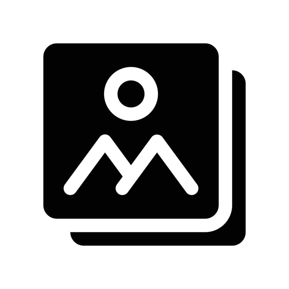 Album Symbol. Vektor Glyphe Symbol zum Ihre Webseite, Handy, Mobiltelefon, Präsentation, und Logo Design.