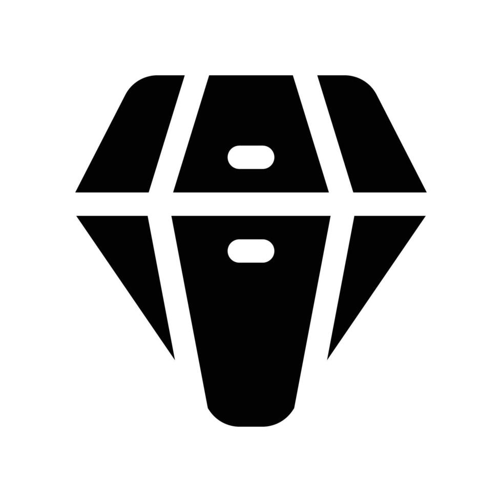 Priorität Symbol. Vektor Glyphe Symbol zum Ihre Webseite, Handy, Mobiltelefon, Präsentation, und Logo Design.