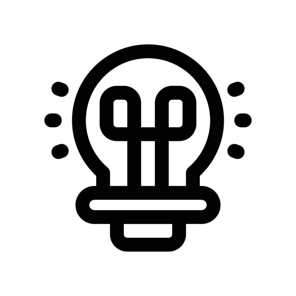 Idee Symbol. Vektor Linie Symbol zum Ihre Webseite, Handy, Mobiltelefon, Präsentation, und Logo Design.