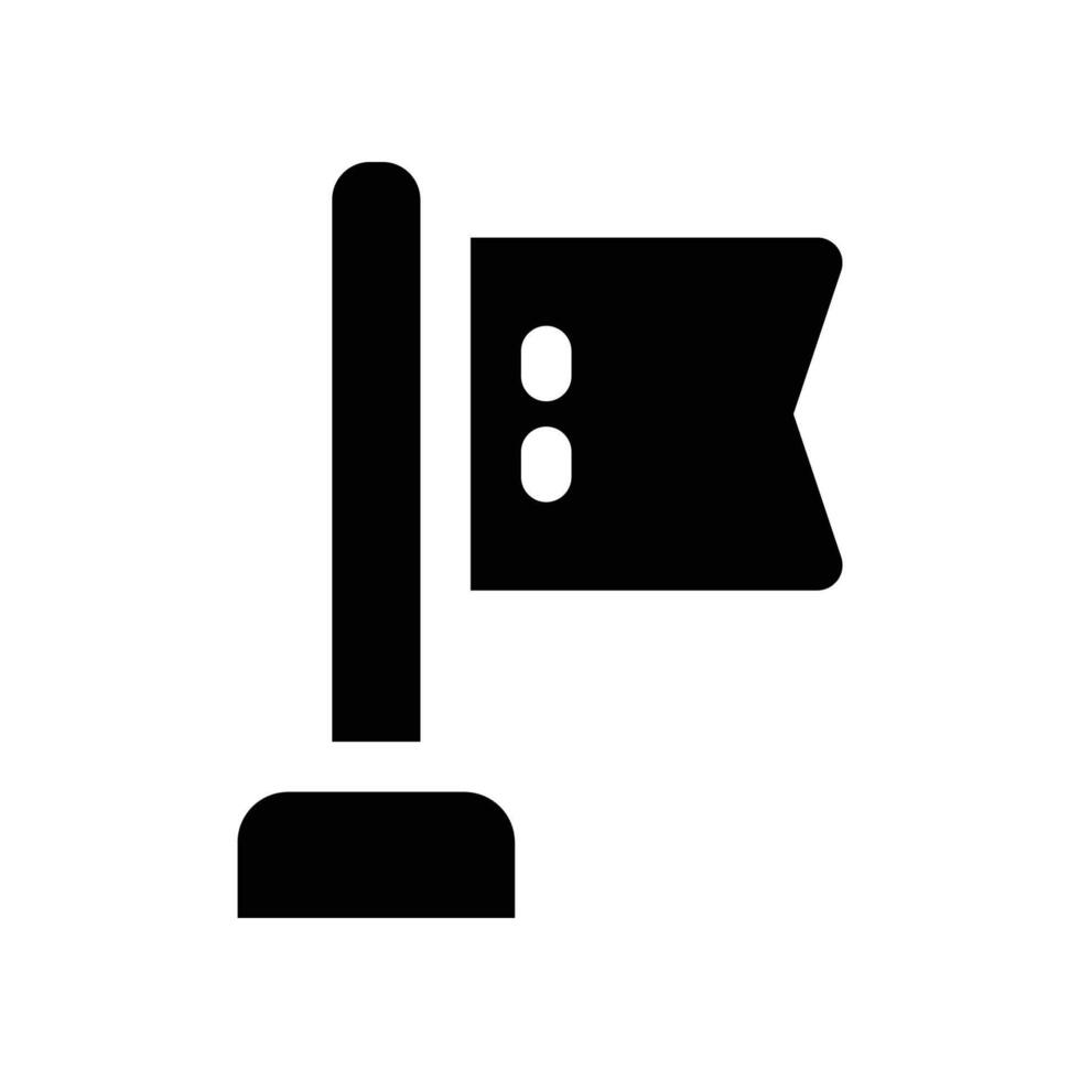 Flagge Symbol. Vektor Glyphe Symbol zum Ihre Webseite, Handy, Mobiltelefon, Präsentation, und Logo Design.